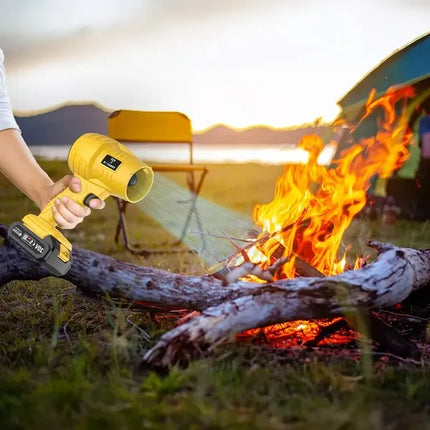 High Power Cordless Leaf Blower 20000RPM Turbo Jet Air Blower 20V Battery Operated Handheld Dust Snow Remover For Yard Lawn Driveway Home Outdoor Birthday Holiday Gift